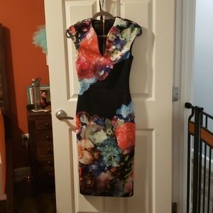 Ted Baker Floral Dress Size 1